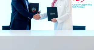 سامسونج شريك ذهبي للدوري السعودي للمحترفين